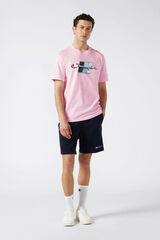 Champion Camiseta de algod&oacute;n hombre rosa