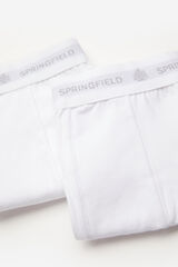 Springfield Pack 2 boxers básicos blanco