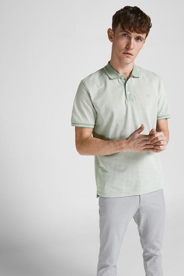 Jack & Jones Polo de algod&oacute;n de hombre verde
