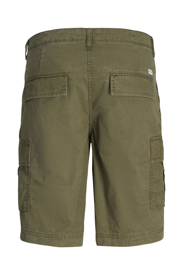 Jack & Jones PLUS Calças curtas cargo verde