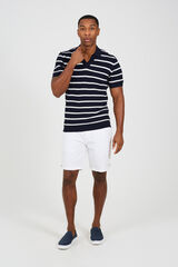 Brave Soul Short b&aacute;sico con cinco bolsillos blanco