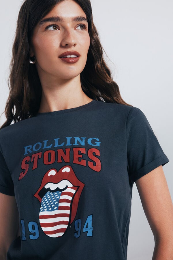 Springfield Camiseta "Rolling Stones" gris