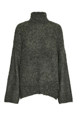 Pieces Camisola de malha cinzento