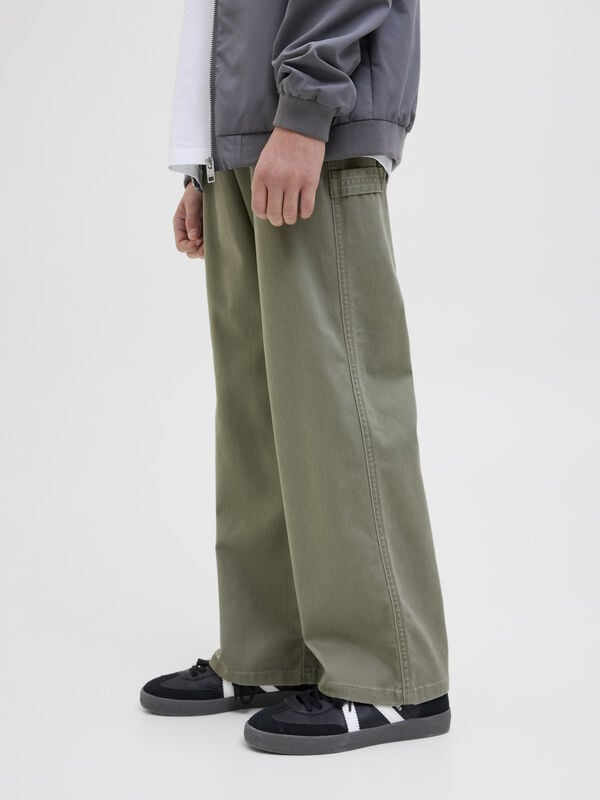 Jack & Jones Junior Pantal&oacute;n regular fit verde