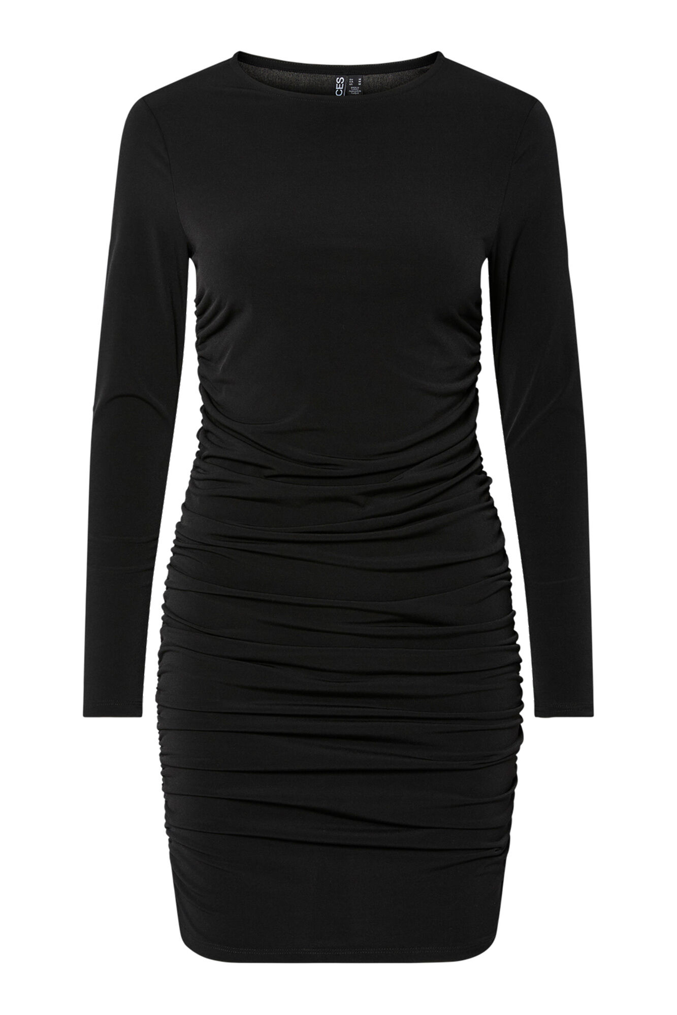Pieces Vestido drapeado corto