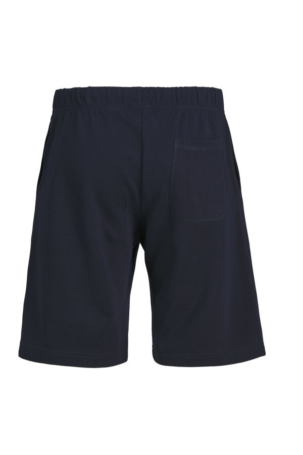 Jack & Jones Short de algod&oacute;n azul