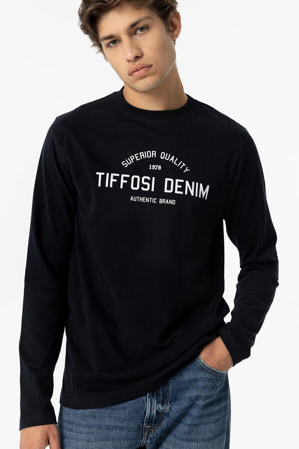 Tiffosi T-shirt tato suave com estampado floral azul