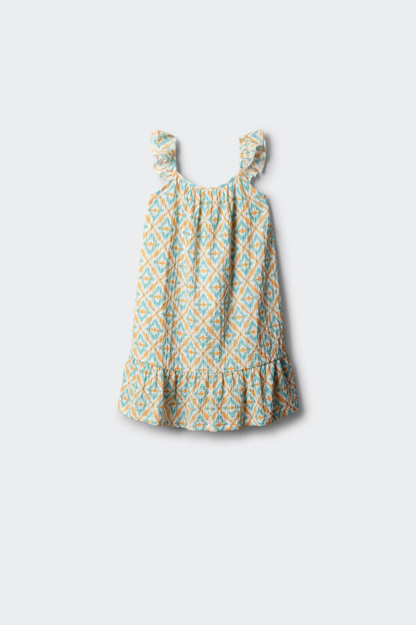 Springfield Kids Vestido ikat. estampado