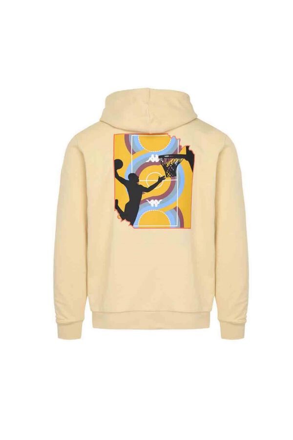Kappa Valter Sweatshirt com capuz bege
