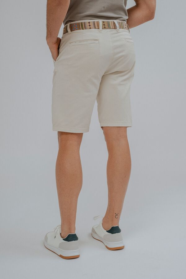 Celopman Bermuda b&aacute;sica chino marfil