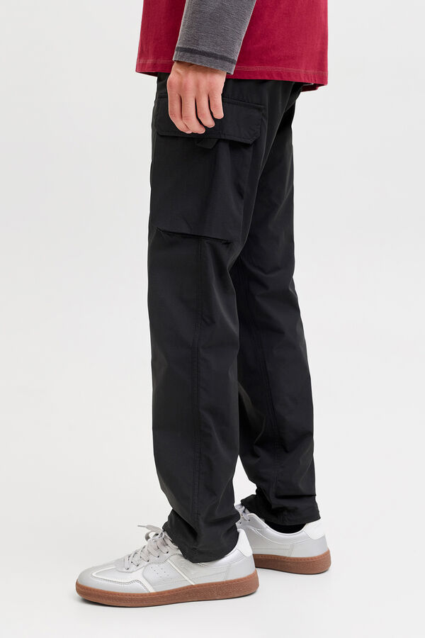 Jack & Jones Pantal&oacute;n cargo relaxed fit negro
