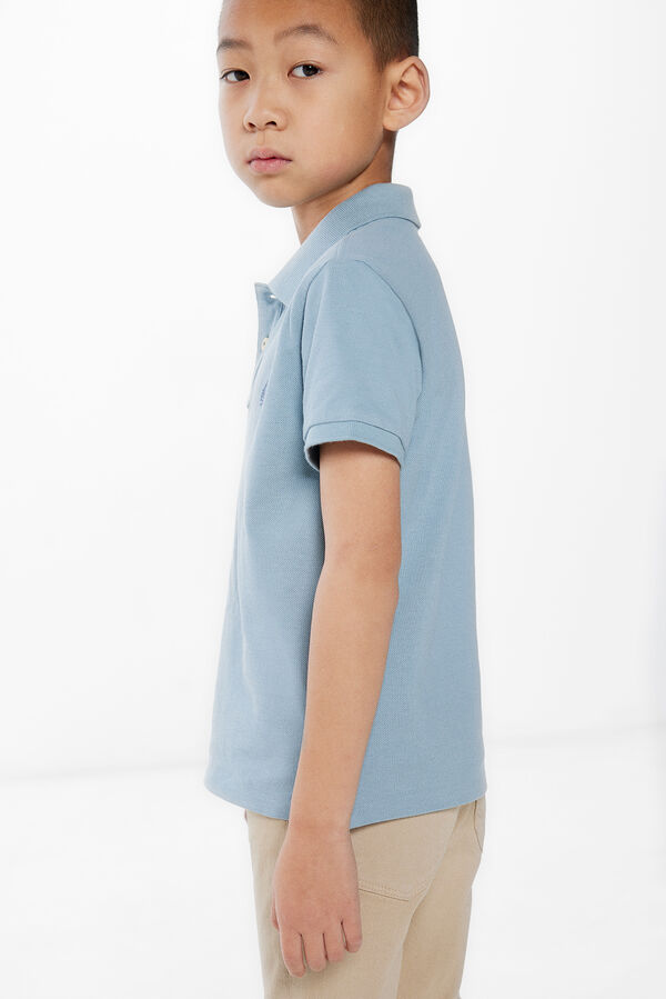 Springfield Kids Polo b&aacute;sico menino azul