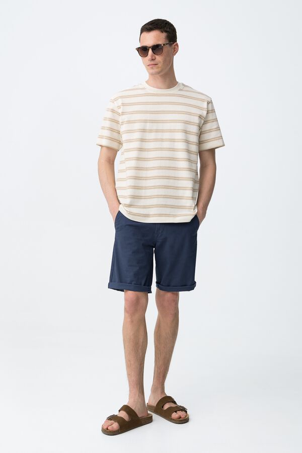 Tiffosi Bermudas slim fit azul