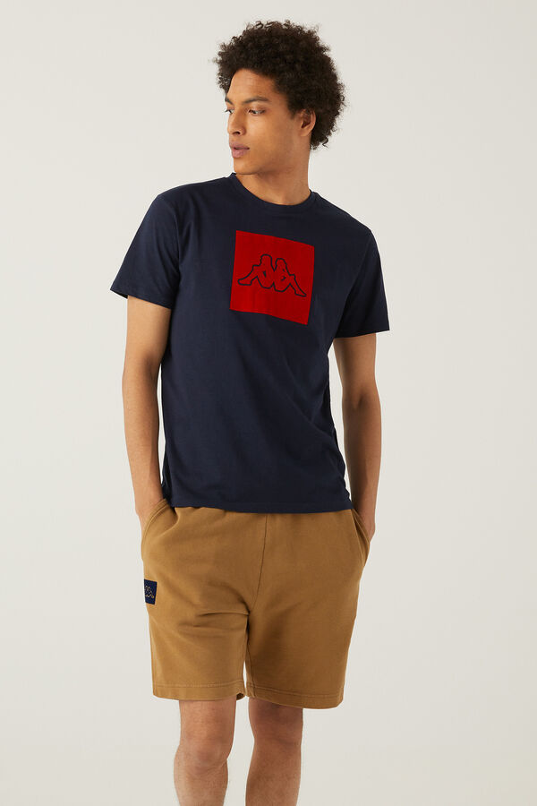 Springfield T-shirt logo kappa azulado