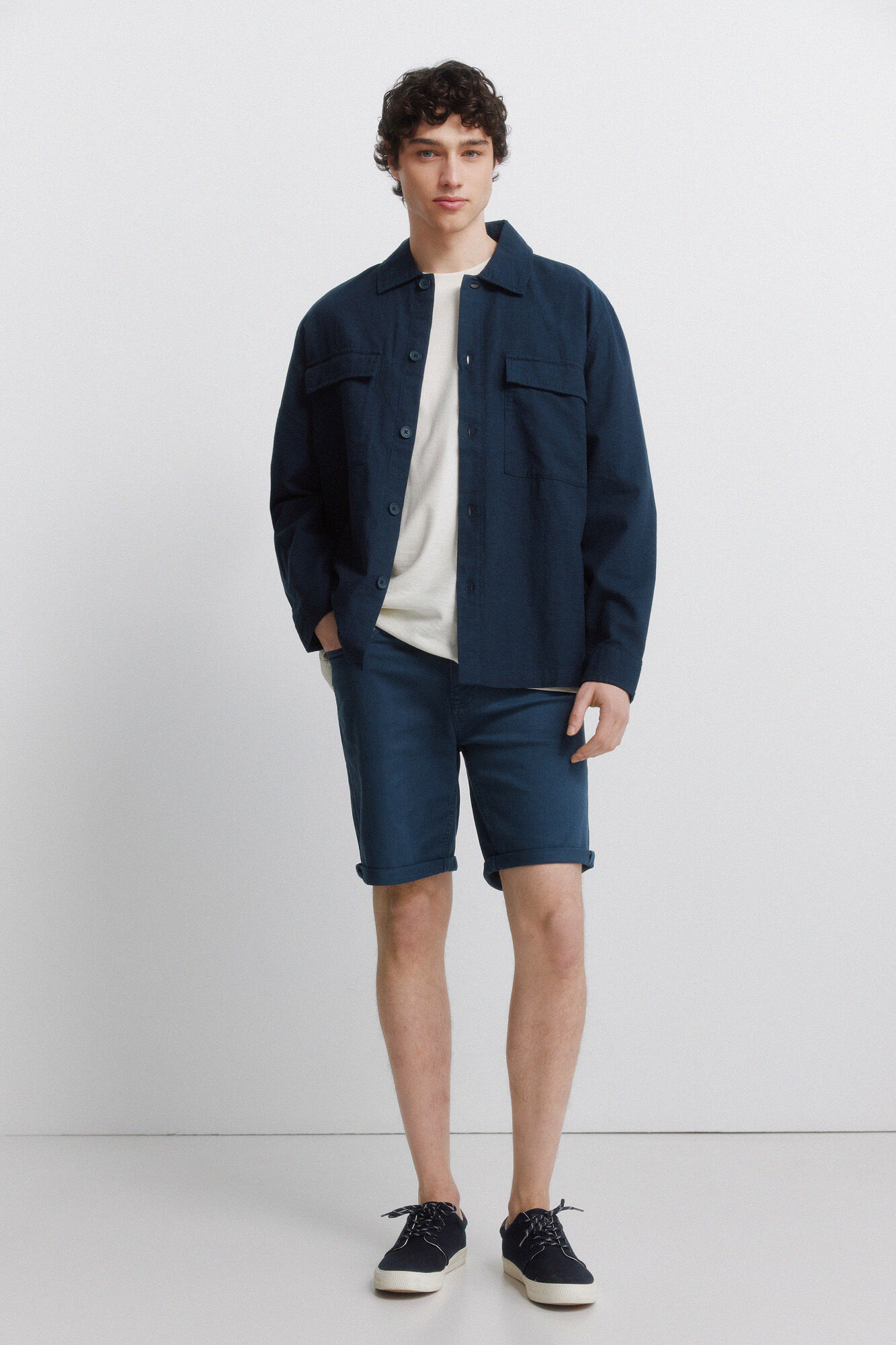 Springfield Bermudas 5 bolsos lavada slim fit