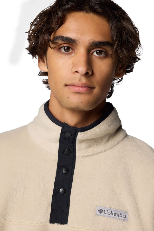 Columbia Forro polar con cierre medio a presi&oacute;n Steens Mountain&trade; II para hombre beige