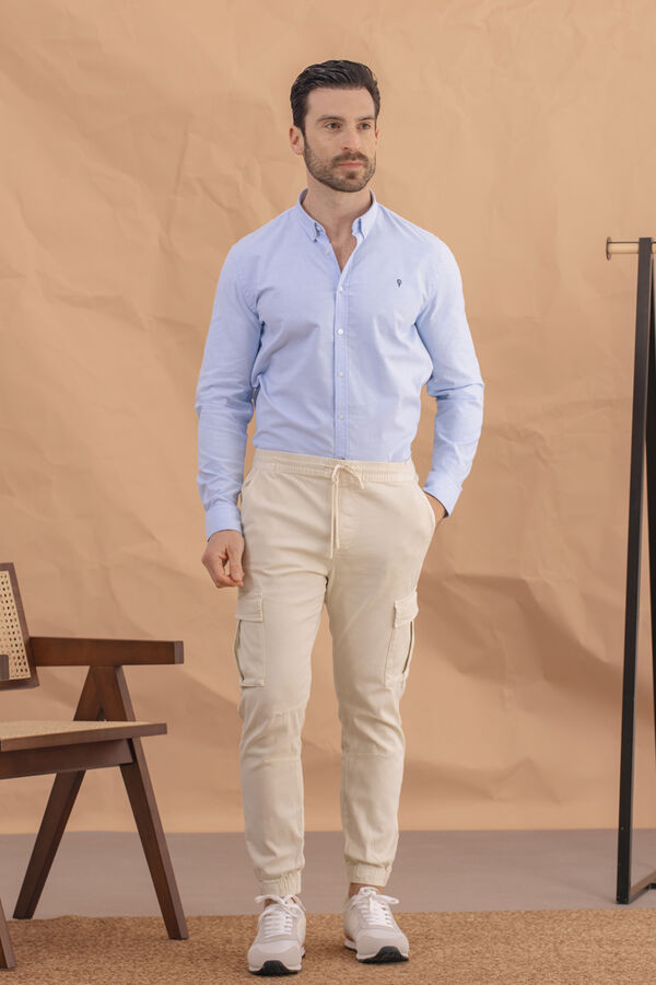 Celopman Pantal&oacute;n Jogger Cargo beige