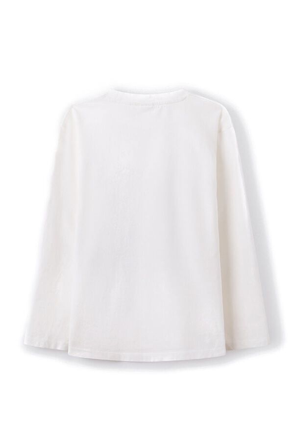 Springfield Kids Camiseta dinosaurio skater ni&ntilde;o marfil