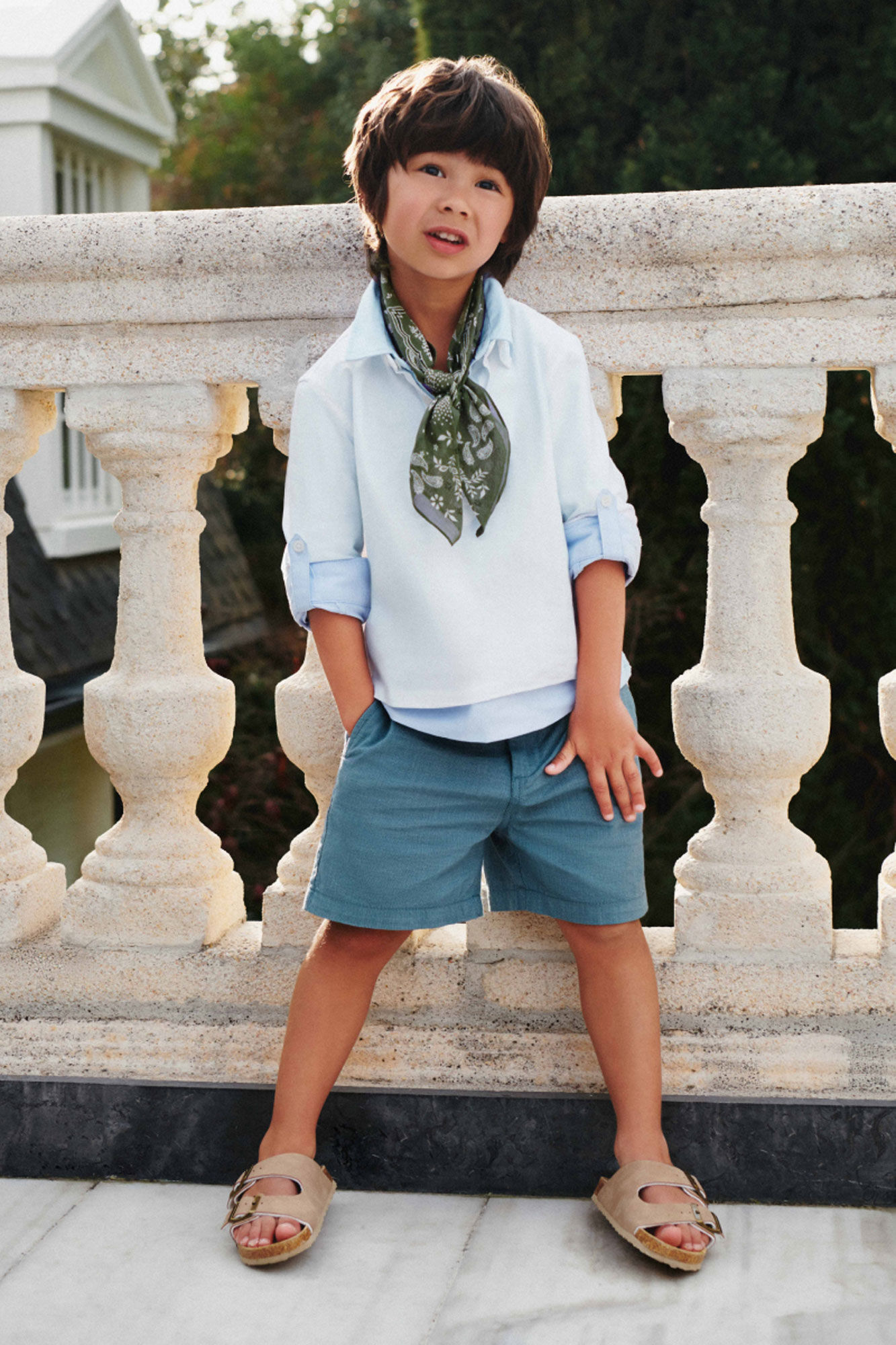 Springfield Kids Bermudas chino aos quadrados para menino