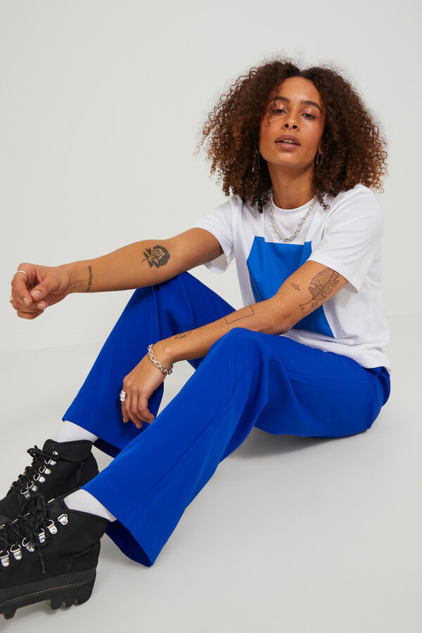 Jack & Jones Calças fit regular azul