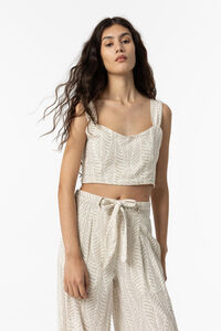 Tiffosi Crop Top Estampado