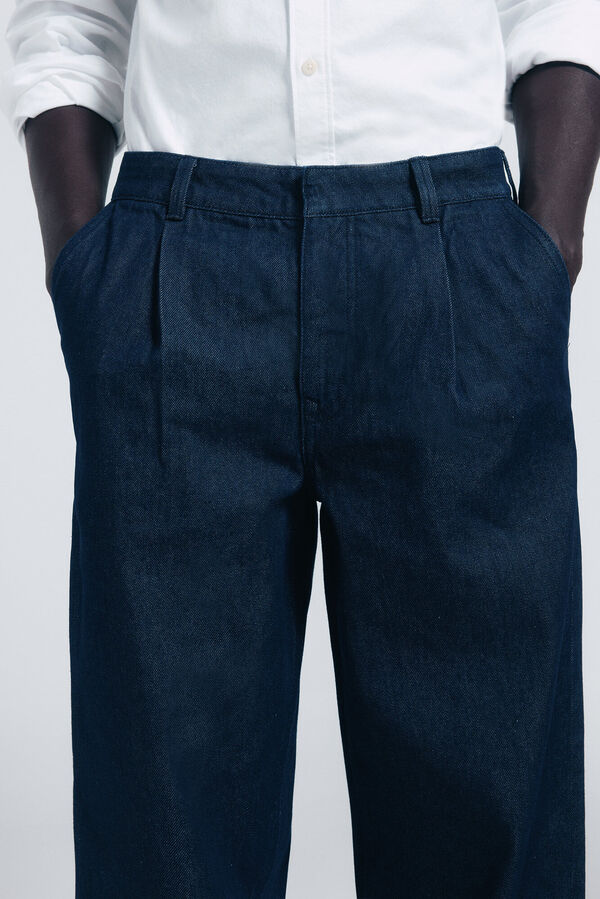 Springfield Vaquero chino lavado desencolado azul