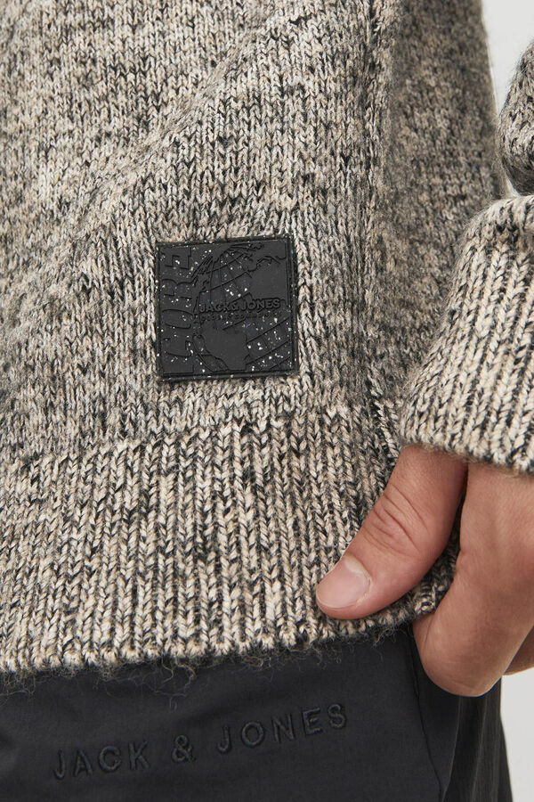 Jack & Jones Jersey cuello redondo beige