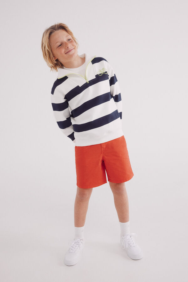 Springfield Kids Sudadera rayas ni&ntilde;o azul