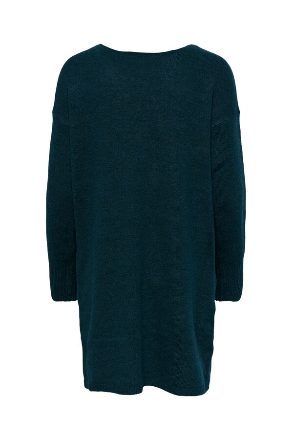 Pieces Vestido curto de malha verde