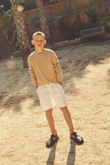 Springfield Kids Camisola cotoveleiras menino branco