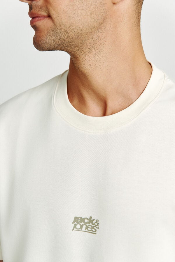 Jack & Jones T-shirt regular fit logo bege