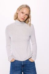 Springfield Camiseta cuello vuelto gris