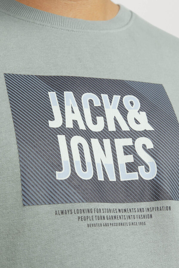 Jack & Jones PLUS Sweatshirt Plus com ajuste padrão verde