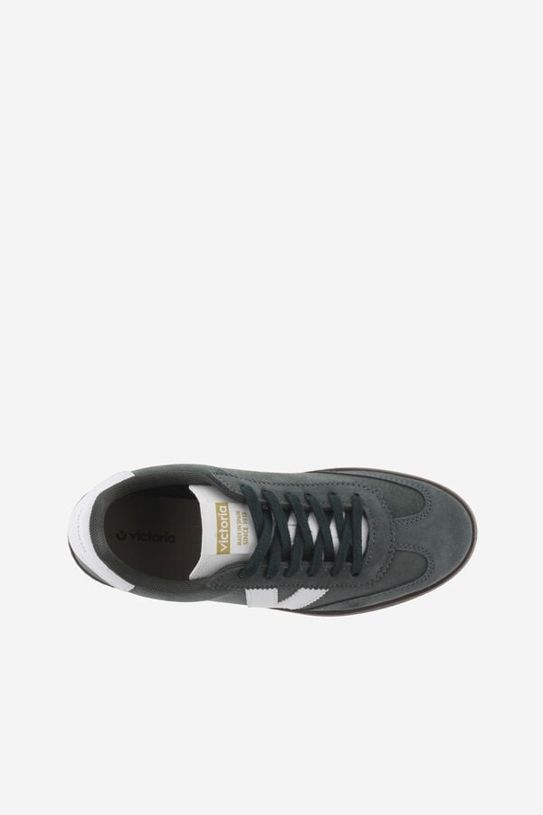 Victoria Zapatillas de serraje kaki