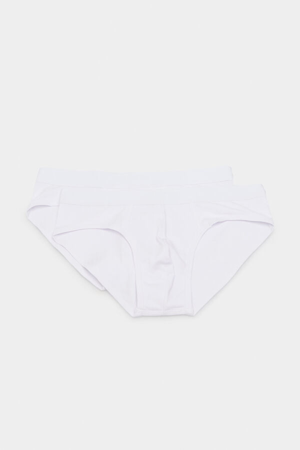 Springfield Packs 2 slips b&aacute;sicos blanco