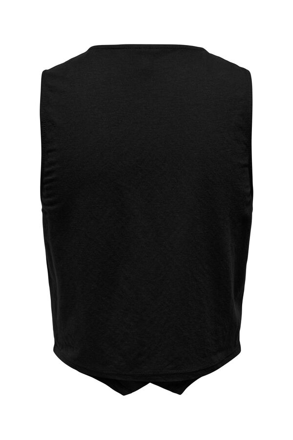 Only Chaleco de traje negro