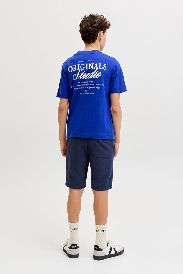 Jack & Jones Junior Cal&ccedil;&otilde;es de felpa regular azul