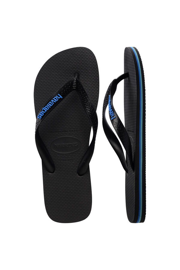 Havaianas Chanclas planas goma azul