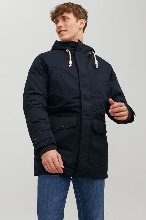 Jack & Jones Parka con capucha azul