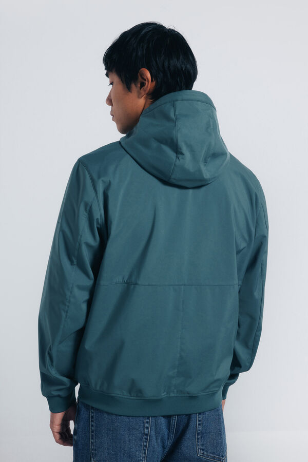 Springfield Chaqueta shoftshell capucha verde