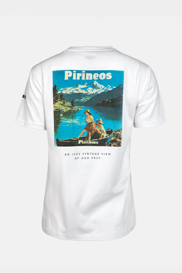 Izas Camiseta de algodão manga curta Janova W branco