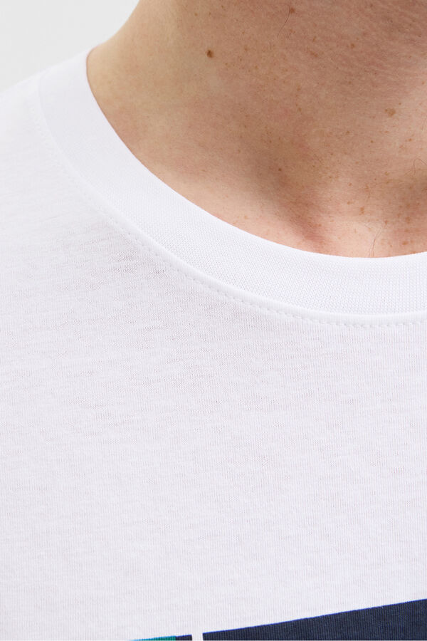 Jack & Jones Camiseta regular fit blanco