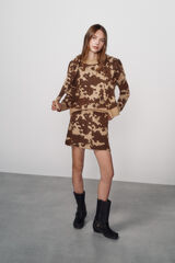 High Spirits Falda Cocoa nude