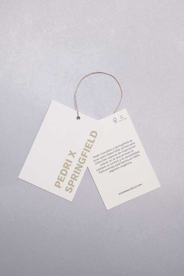 Springfield Sudadera capucha logo Pedri x Springfield negro