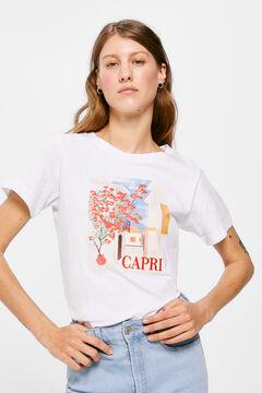 Springfield Camiseta "Capri" blanco