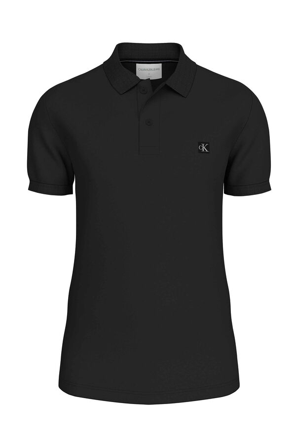 CK Jeans Polo de hombre manga corta negro