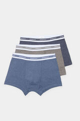 Springfield Pack 3 boxers b&aacute;sicos azul