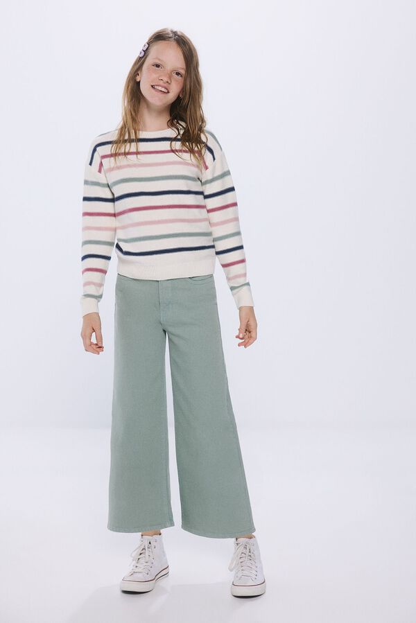 Springfield Kids Jersey rayas ni&ntilde;a beige