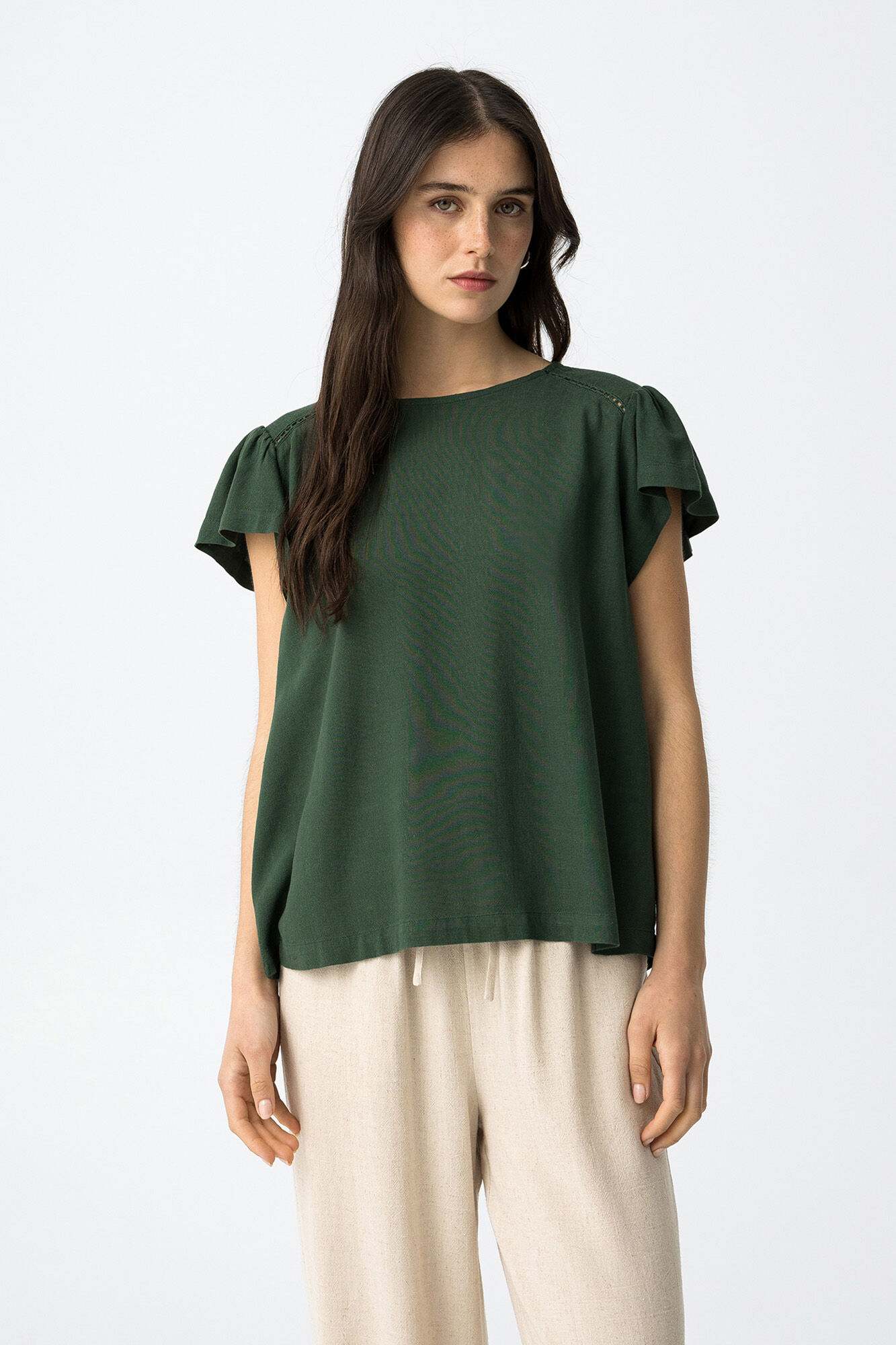 Tiffosi Blusa con volante