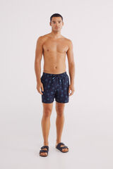 Springfield Ba&ntilde;ador estampado estrellas azul